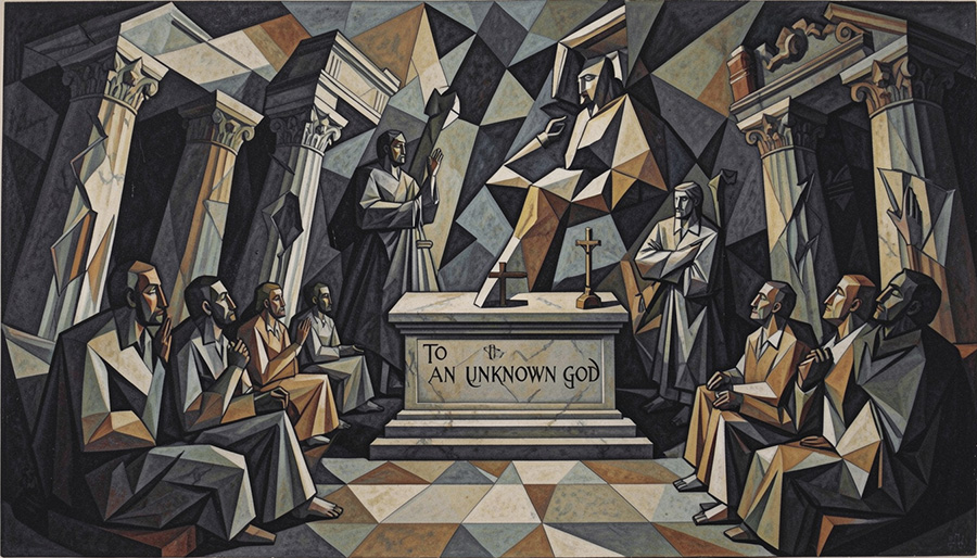 To an unknown god…